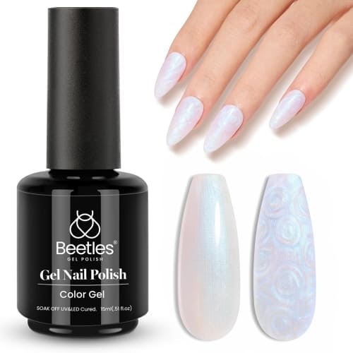 pearl white gel nail polish
