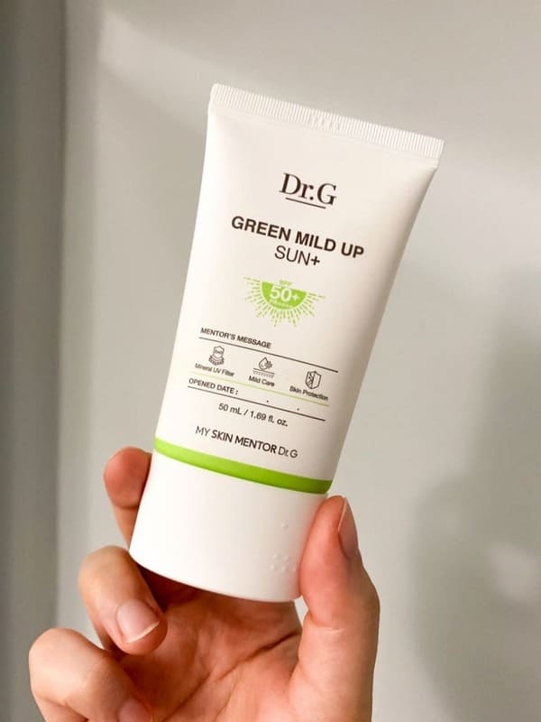 Best K-beauty Sunscreen: Dr.G Green Mild Up Sun+