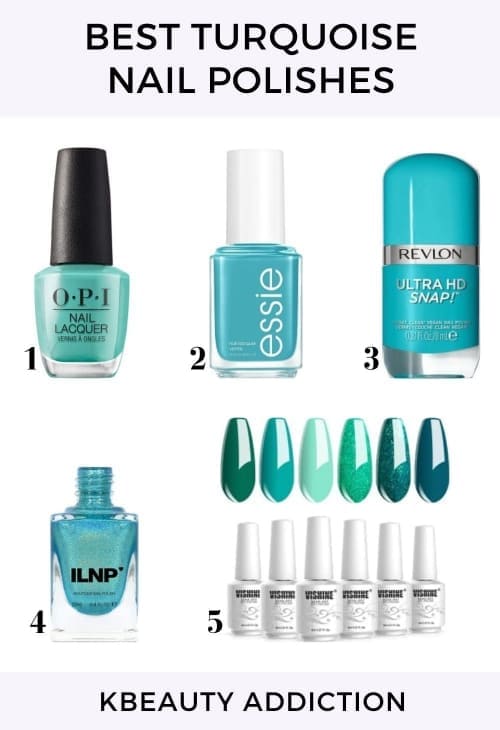 best turquoise nail polishes