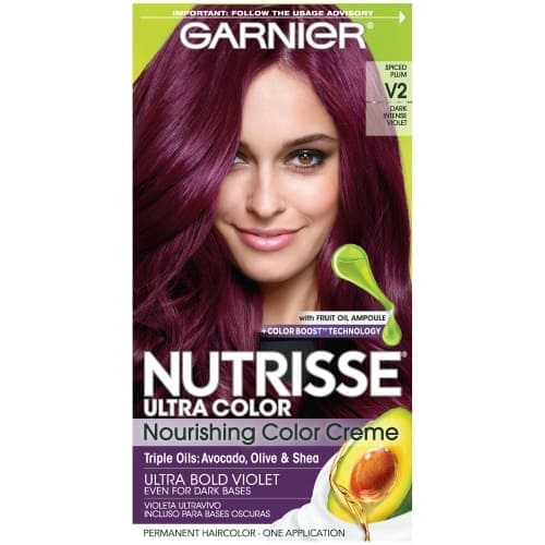 deep purple hair dye