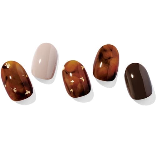tortoise shell nail stickers