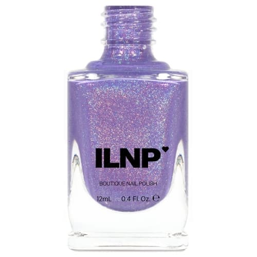 light purple glitter nail polish