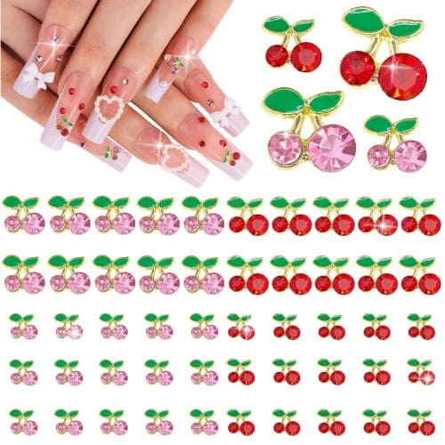 cherry nail art charms