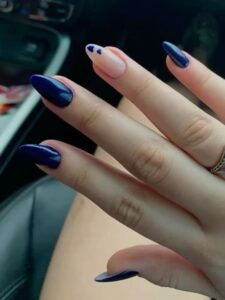 23 Stunning Dark Blue Nails That Are Seriously Next-Level! | Kbeauty