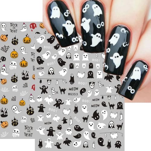 halloween nail art stickers