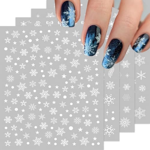 snowflake nail art stickers