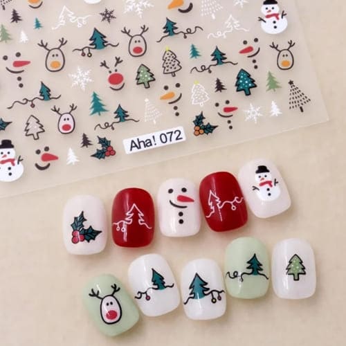 Christmas nail art stickers