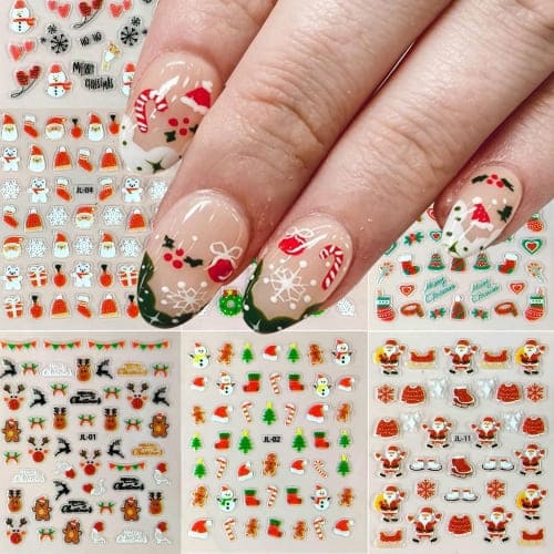 Christmas nail art stickers