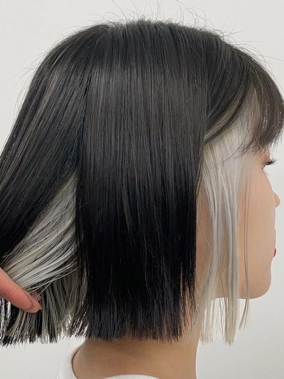 Korean Secret Two-Tone Hair (Ear-Highlighting)