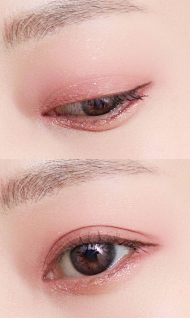 Clio Pro Eye Palette in Simply Pink Weaering