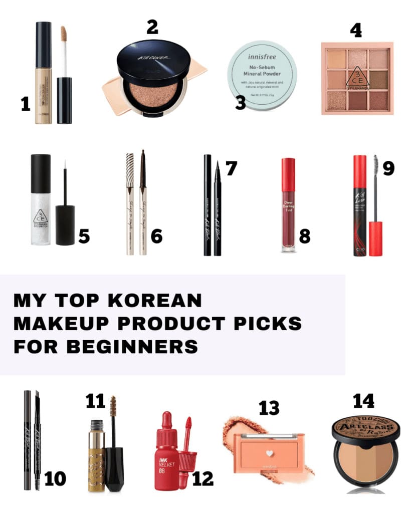 14 Best Korean Makeup Products