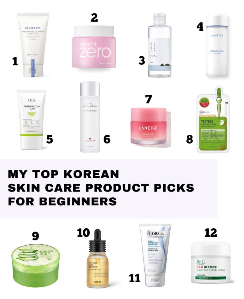 12 Best Korean Skin Care Products