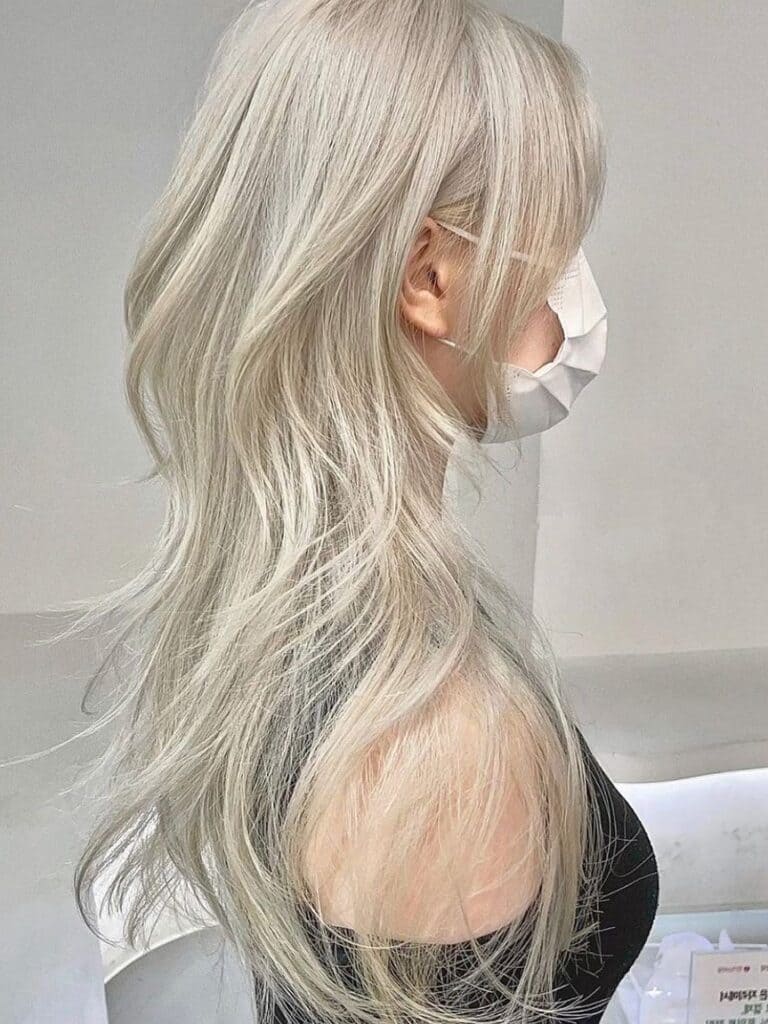Long Layered Cut With Ash Tones