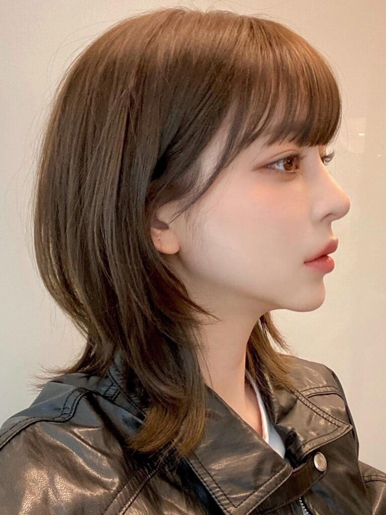 shoulder length layers with bangs