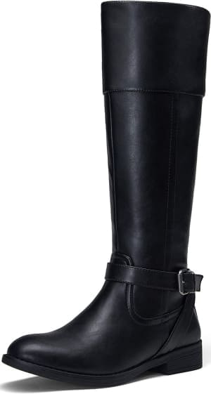 long black leather boots