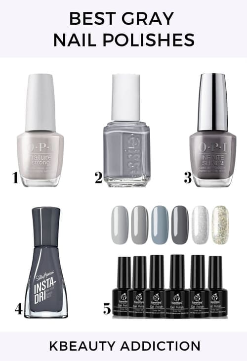 Best Gray Nail Polishes