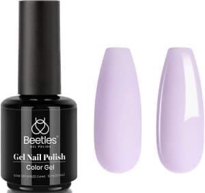 light purple gel nail polish