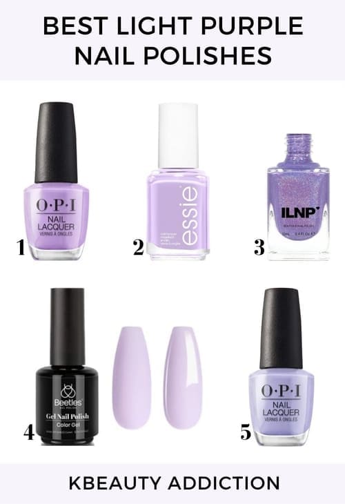 Best Light Purple Nail Polishes