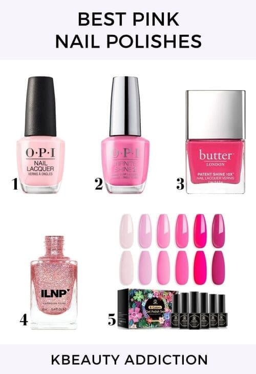 best pink nail polishes
