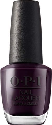 OPI dark purple nail polish