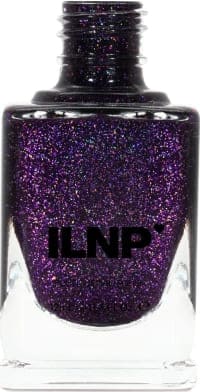 shimmery dark purple nail polish