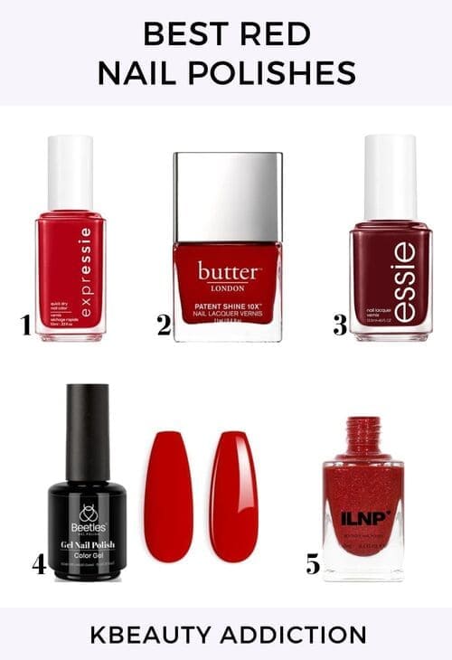 best red nail polishes
