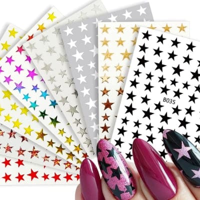 star nail art stickers