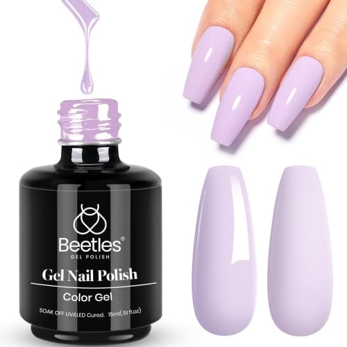 lilac gel nail polish