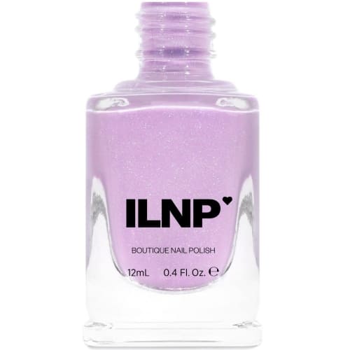 glitter light purple nail polish