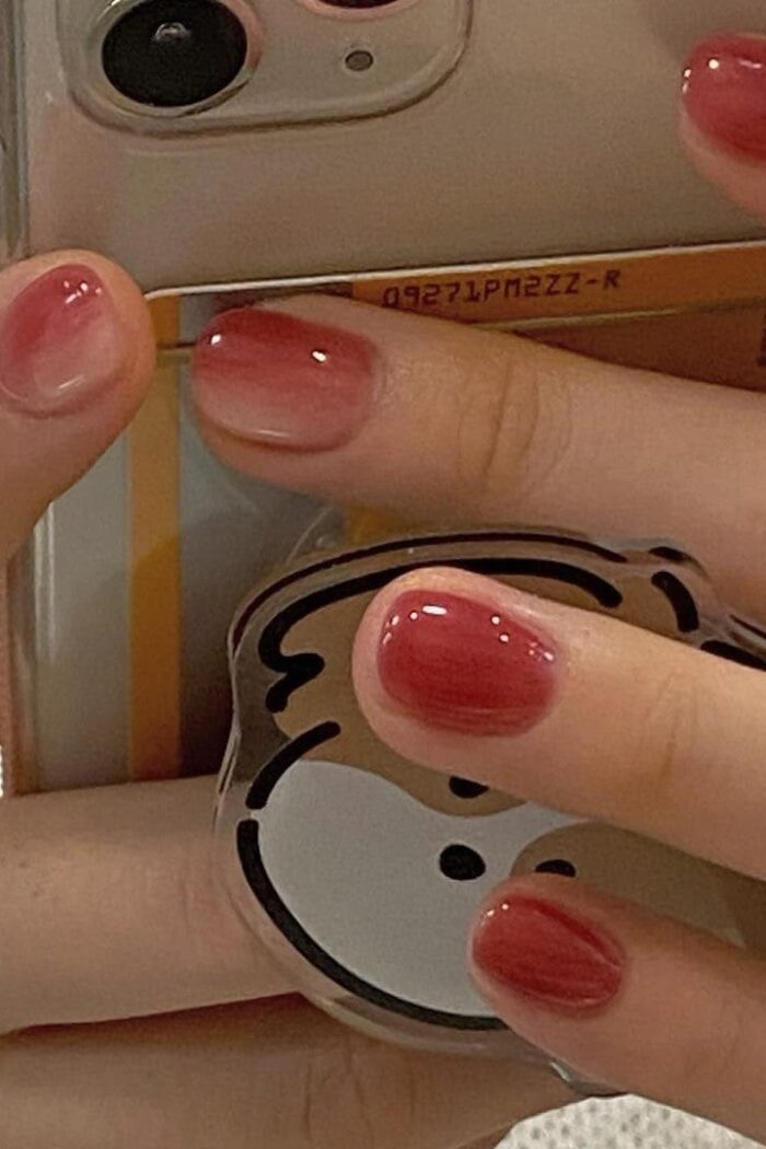 55+ Cute Korean Jelly Nails That Will Elevate Your Style