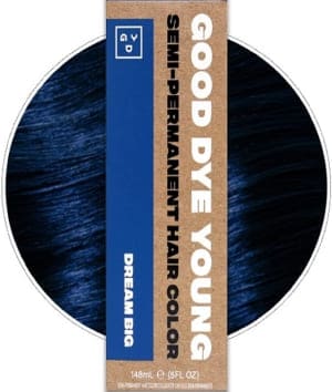 dark deep blue hair dye