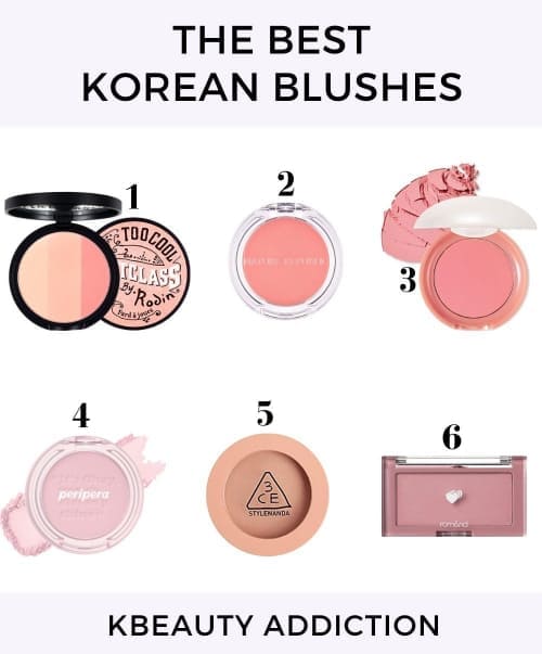6 best Korean blushes