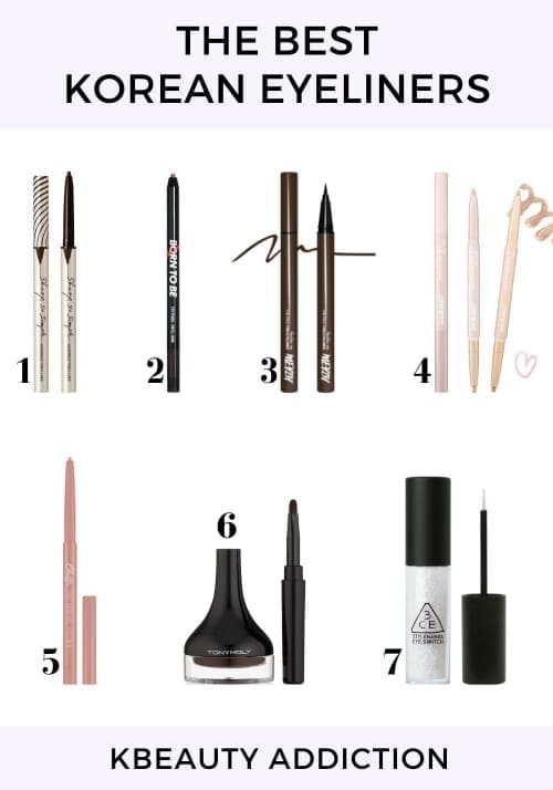 7 best Korean eyeliners