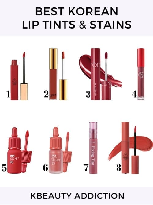 8 best Korean lip tints and stains