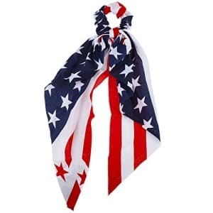 American flag scrunchies 