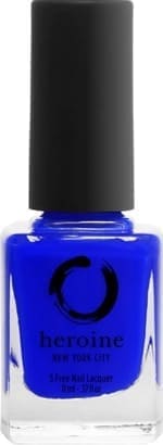 bright blue nail polish