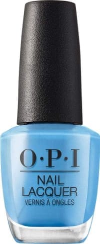 OPI light blue nail polish
