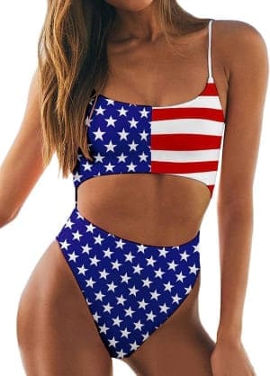 american flag swimwear