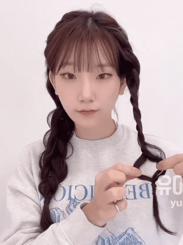 Tie the Braid for the Perfect Korean Braided Hairstyle