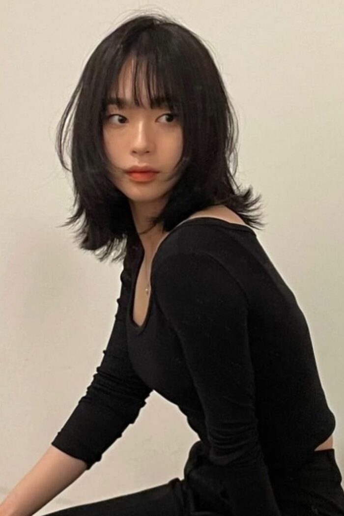 45+ Korean Shoulder Length Hairstyles to Inspire You