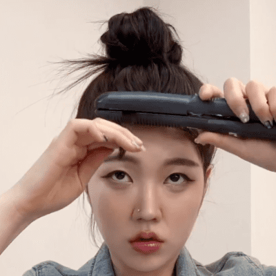 Frame Your Face for the Perfect Korean Updo 