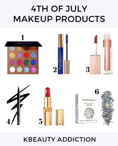 best 4th of July makeup products
