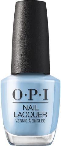 OPI light blue nail polish