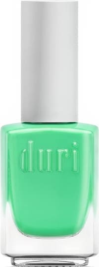 neon mint green nail polish
