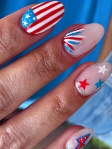 18 Cute and Easy 4th of July Nails to Show Off Your Patriotic Spirit