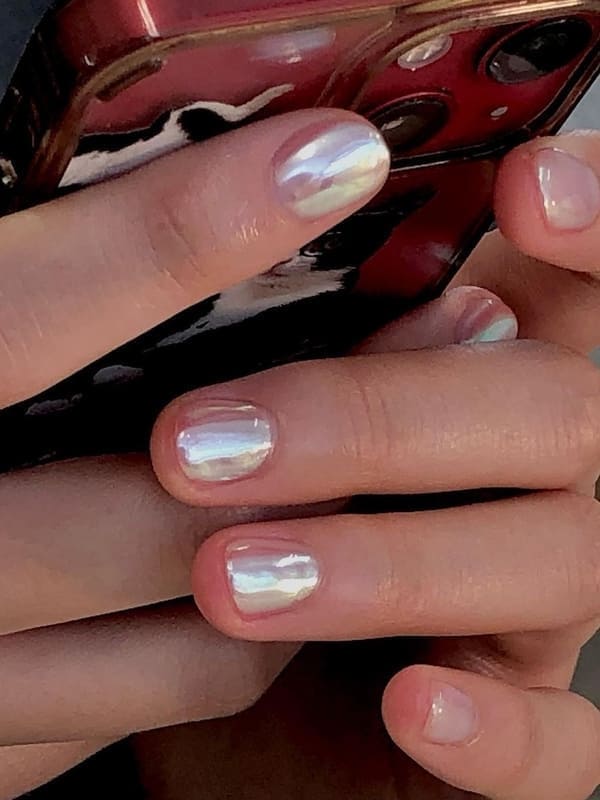 solid chrome nails 