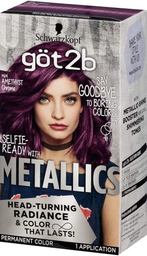 purple hair color dye