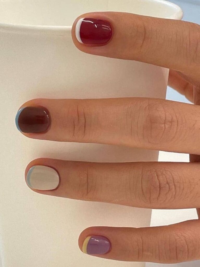 55+ Cute Fall Korean Nails for the Perfect Autumn Vibes