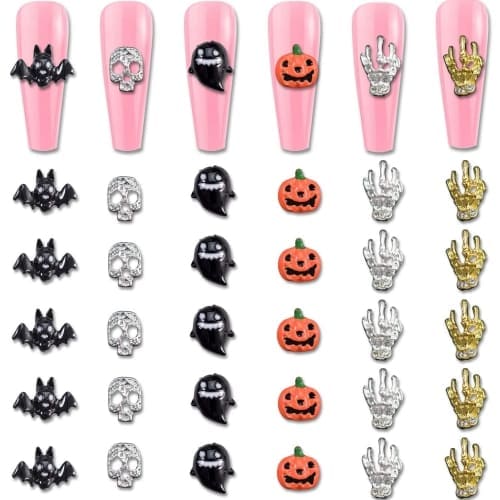 Halloween nail charms