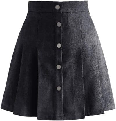 pleated mini skirt for fall 